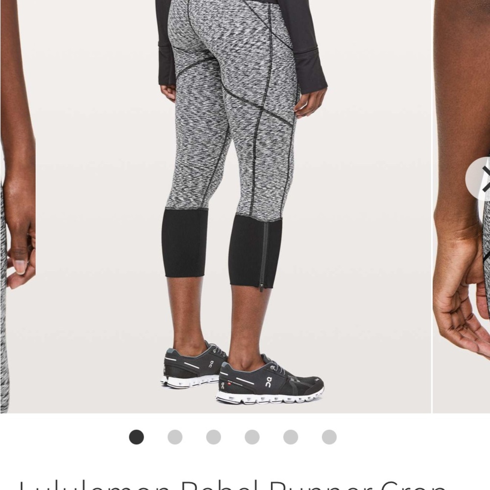 Lululemon Rebel Runner crop.
